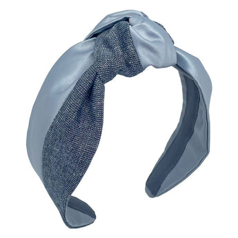 Metallic with Satin Blair Turban