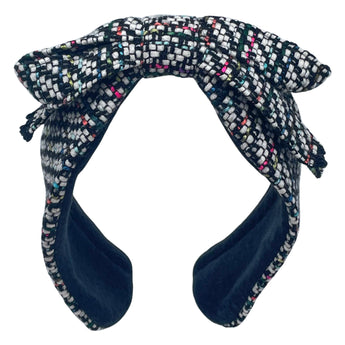 Tweed Bow Earmuffs
