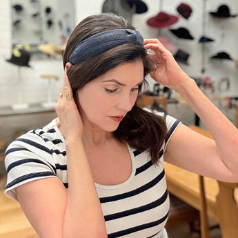 Straw Turban Headband