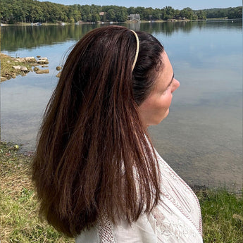 Narrow Straw Headband