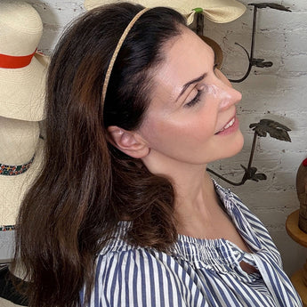 Narrow Straw Headband