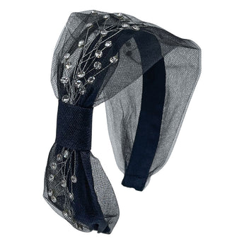 Cosmic Spray Side Turban Headpiece