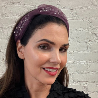 Cosmic Spray Side Turban Headpiece