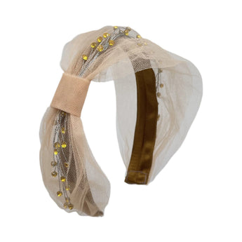 Cosmic Spray Side Turban Headpiece