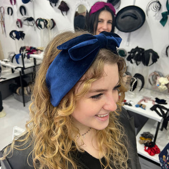 Velvet Center Bow Earmuffs