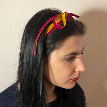 Yellow and Pink Headband