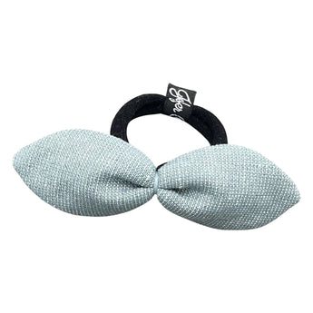 Metallic Bow Tie Hair Tie