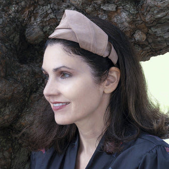 Grosgrain Leaves Abstract Headpiece