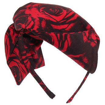 Roses Print Raquel Headpiece