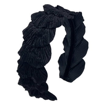 Black Petals Basic Headband