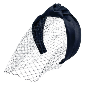 Turban Birdcage Veil