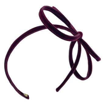 Charisma Velvet Bow Headband