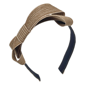 Colored Stitch Annette Bow Headband