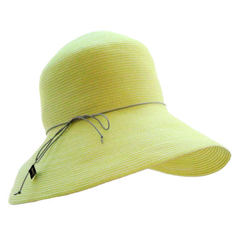 Lime Straw Sun Hat