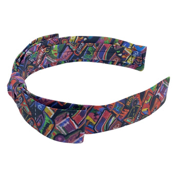 Printed Alice Bow Headband