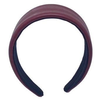 Leather Padded Wide Headband