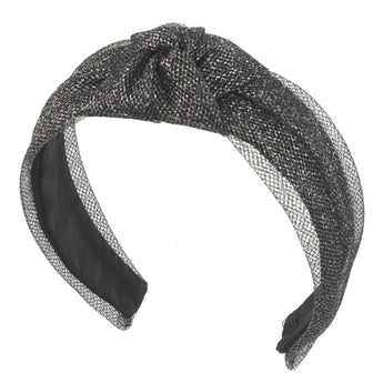 Metallic Tulle Chloe Turban Headband