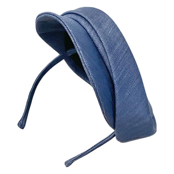 Denim Wild One Cap Fascinator