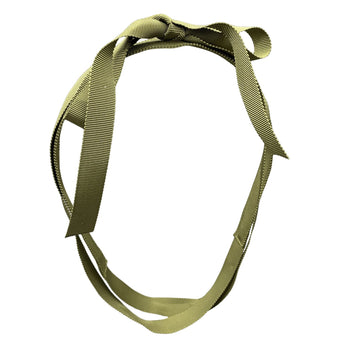 Eco Ribbon Headband With Ties