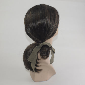 Suede Large Bow Hair Tie