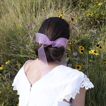 Organza Long Bow Hair Tie