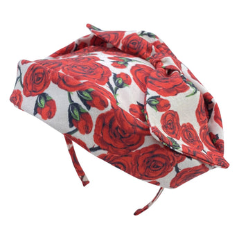 Red Roses Betty Fascinator