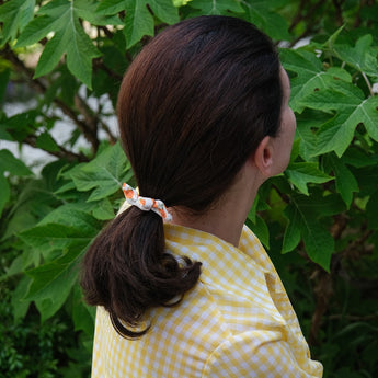 Floral Small Knot Hair Tie