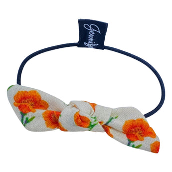 Floral Small Knot Hair Tie