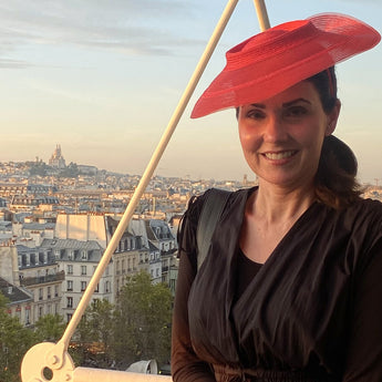 Red Planetarium Fascinator