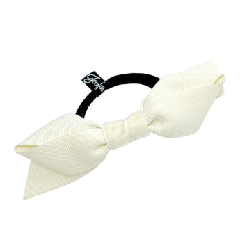 Grosgrain & Velvet Bow Hair Tie