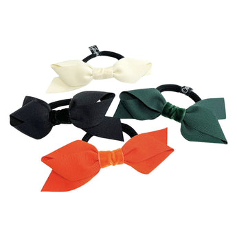 Grosgrain & Velvet Bow Hair Tie