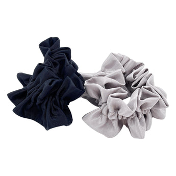 Grosgrain Ruffle Scrunchie