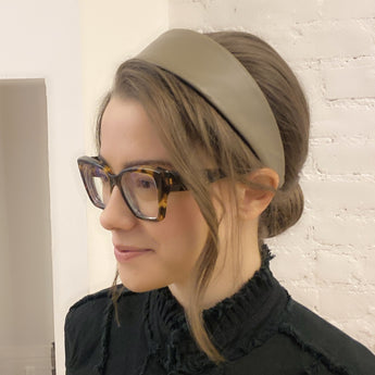 Leather Wide Headband