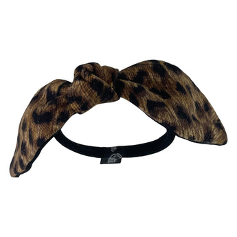 Leopard Knot Hair Tie