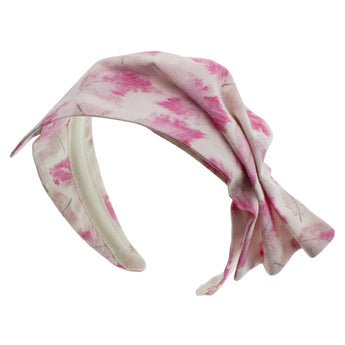Pink Feather Print Olivia Headband