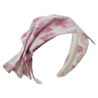 Pink Feather Print Olivia Headband