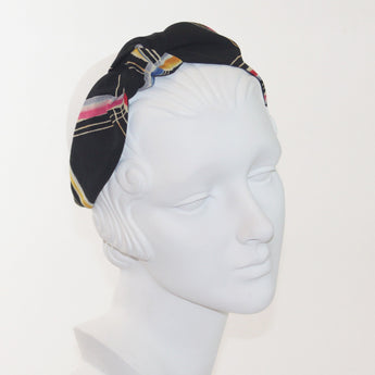 Abstract Side Knot Turban