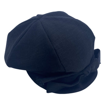 Linen Cap With Big Bow