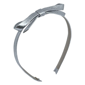 Metallic Mary Jane Bow Headband