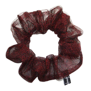 Metallic Tulle Scrunchies