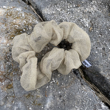 Metallic Tulle Scrunchies