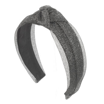 Metallic Tulle Chloe Turban Headband