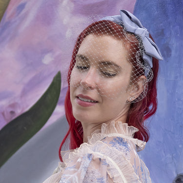 Miss Davis Grosgrain Face Veil