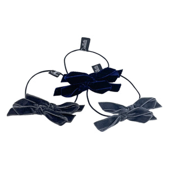 Double Velvet Bow Hair Tie & Bracelet