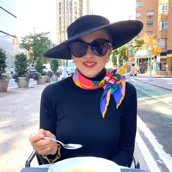 Dior-esque Wide Brim Hat
