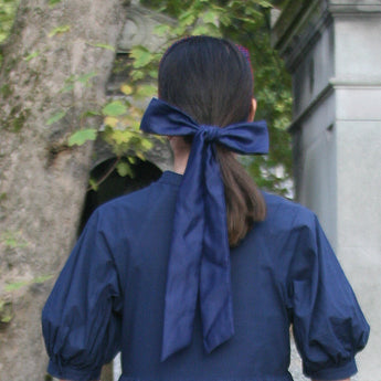 Satin Detachable Large Bow Hair Tie