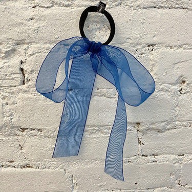 Organza Long Bow Ponytail Holder