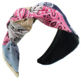 multicolored, Patchwork Bandana Lana side turban headband