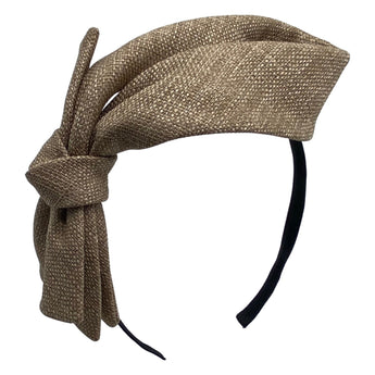 Pauline Weave Bow Headpiece