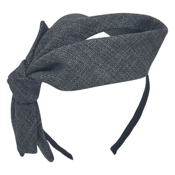 Pauline Weave Bow Headpiece